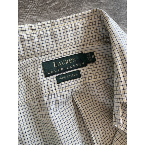 Vintage Y2K Ralph Lauren 100% Cotton Crest Sz Small Plaid - Picture 8 of 9